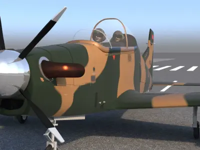 Hurkus C Airplane 3D model