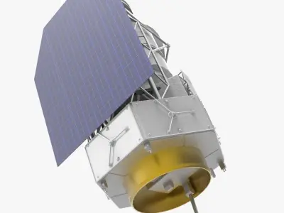 WFIRST 3D spacecraft Low-poly 3D model