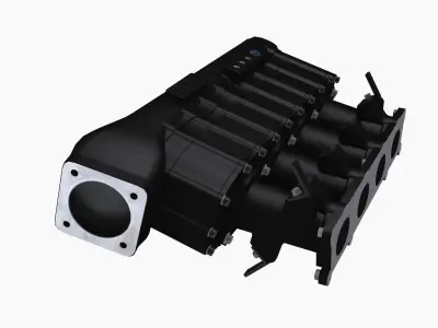 Kinsler H-Plenum intake manifold Low-poly 3D model