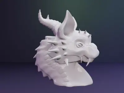 Dragon Bust 3D model