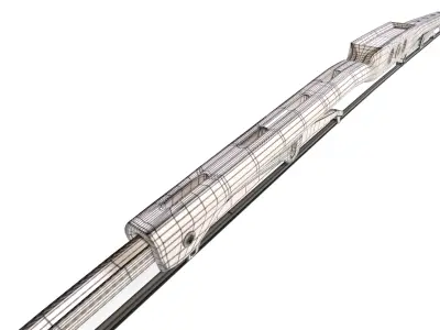 Windshield Wiper Low-poly 3D model