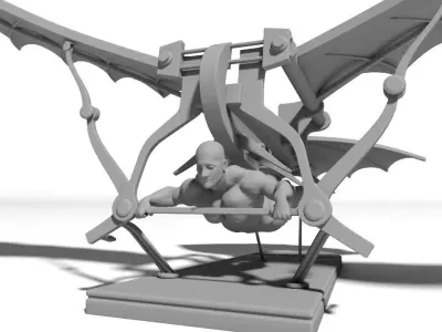 Leonardos plane for Print 3D print model