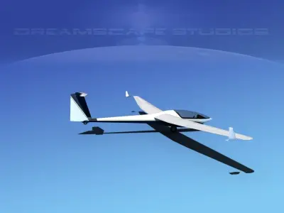 Glaser-Dirks DG-300 Glider V13 3D model