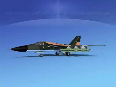 General Dynamics FB-111 Aardvark V03 3D model