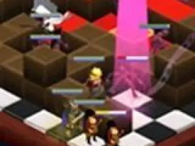 Final Fantasy Tactics Like Battle - Isometric 3D model