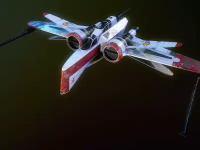  ARC-170 starfighter 3D model