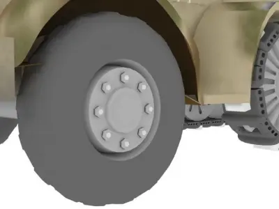 Sd Kfz 9 Free 3D model