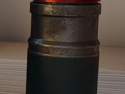  Free 40mm grenade - M433 Free low-poly 3D model