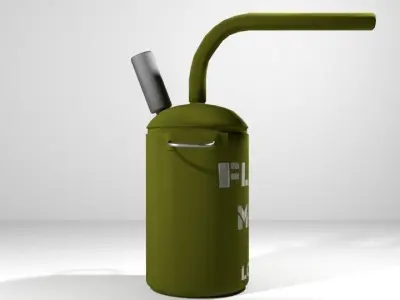Landmine flame mine 3D model
