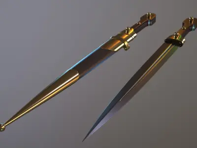 Dagger of the Mountain Brigades 3D model
