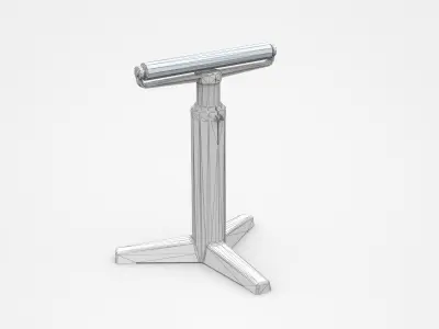 Industrial Part Tool With One Handle 3D model