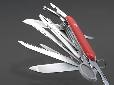 Victorinox SwissChamp Red 1 6795 3D Model 3D model