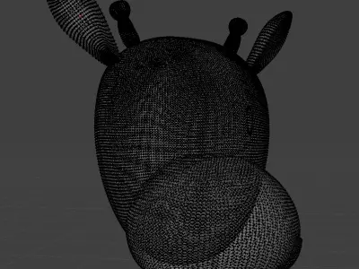 Giraffe Stuffy Toy 3D model