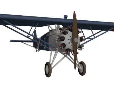 Wibault 74 C1  3D model