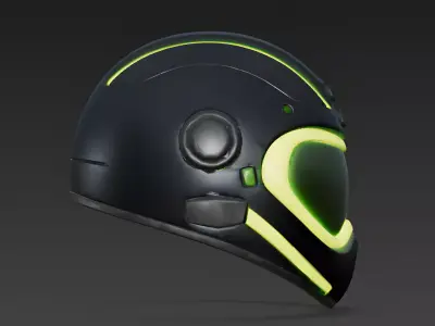 Stylized Advanced Recon Helmet 3D Model 3D Model Low-poly 3D model