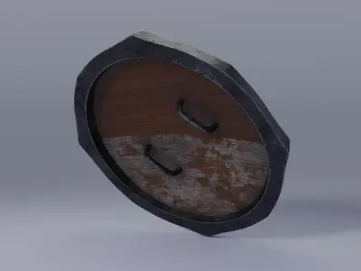 Old shield 3D model