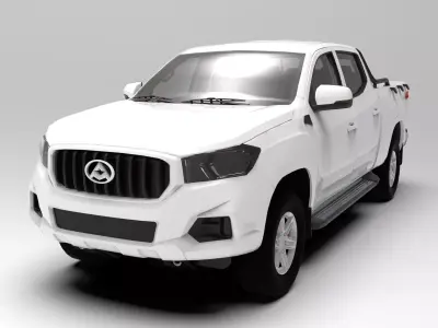 Maxus T60 Double Cab Free low-poly 3D model