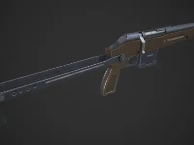 TOZ-106 Shotgun Low-poly 3D model