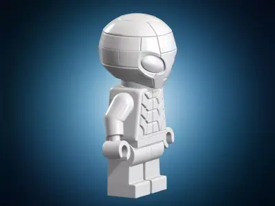LEGO Alien Figurine 3D Print Model 3D print model