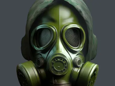 Helmet 3d model military combat Military Low-poly Low-poly 3D model