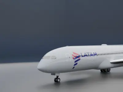 Boeing 787-9 LATAM 3D model