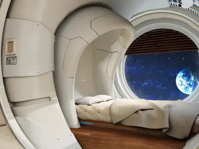 spaceship room sci fi 3D model
