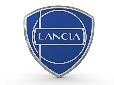 lancia new logo 3D model