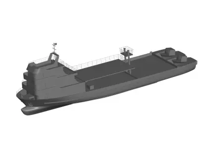 Ship 1 tugboat 3D model