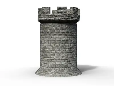 Military objects low poly Low-poly 3D model