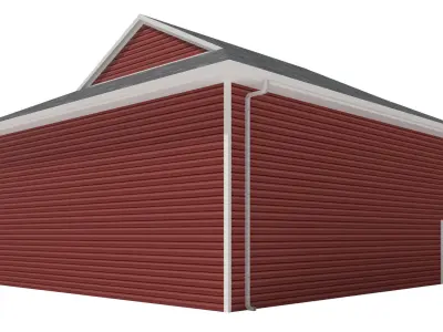 Garage-005 Low Poly 3D model