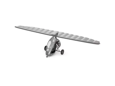 Powered Paraglider 3D model