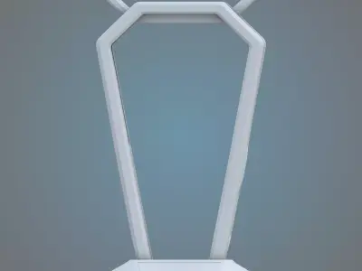 Futuristic Sci-Fi Headset Stand 3D print model