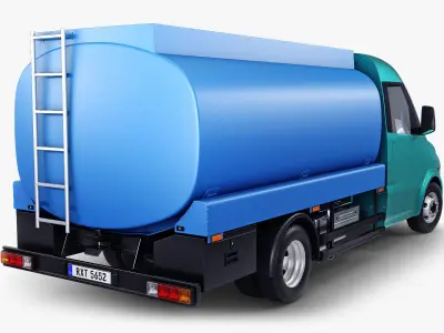 Generic Light Truck Tank v 1 3D model