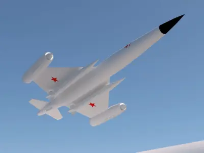 A57 Bartini Low-poly 3D model