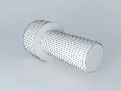 M 8 x 18 8.8 hex socket head cap screw DIN 912 Free 3D model