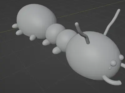 Cute ant 3D model