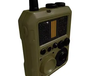 Military Tactical Portable Radio 3D model