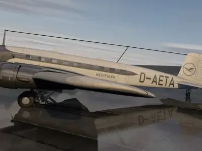 Focke-Wulf Fw-200A Airliner 3D model