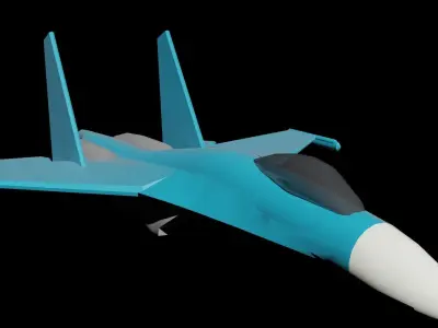 Sukhoi Su-35 3D model