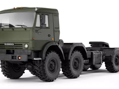 Kamaz 6350 Mustang 2005 3D model