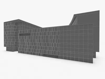 Office Building 03 Low-poly 3D model
