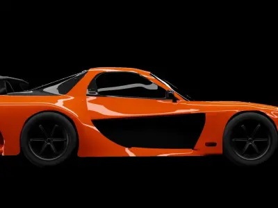 Rx7 Veilside free model Free 3D model