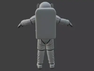High Poly Astronaut Spacesuit Cinematic Detail 4K PBR Textures 3D model get