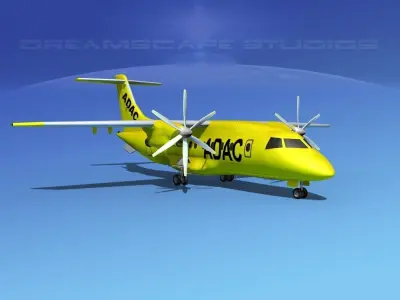 Dornier 328-130 ADAC Air 3D model