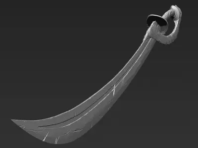 Zbrush Sword 04 3D model