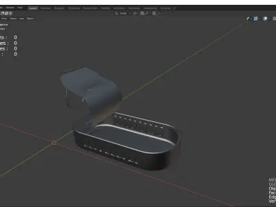 tinned fish 3D model