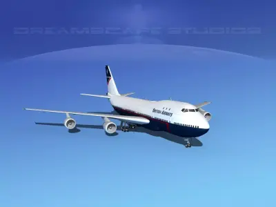 Boeing 747-100 British Airways 2 3D model