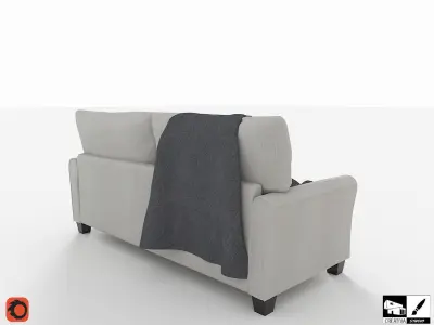 Contemporary Sofa Free 3D model purchase