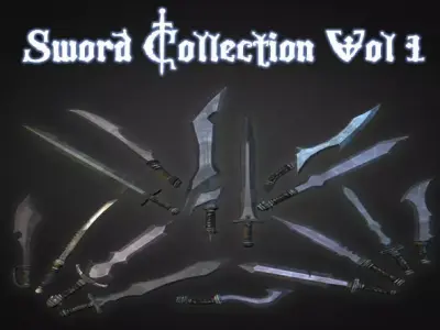 Sword Collection Vol 1 Low-poly 3D model