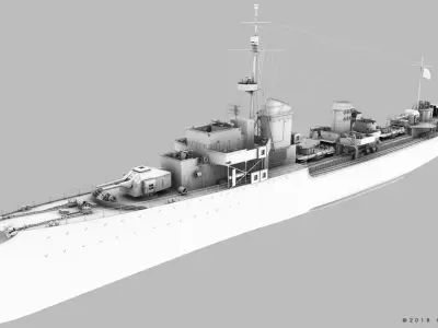 Z-37 NARVIK 3D model